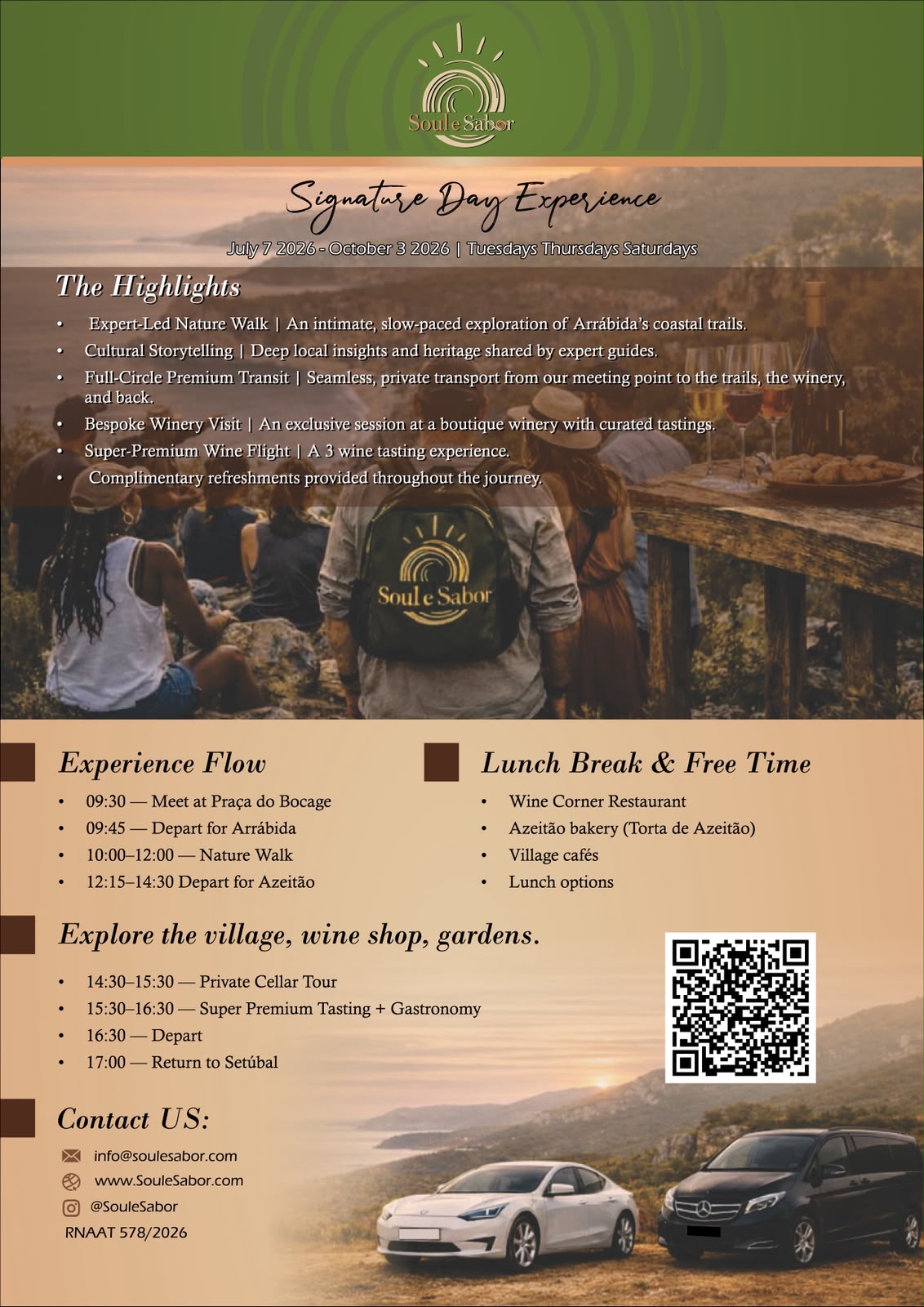 Signature Day Experience Flyer